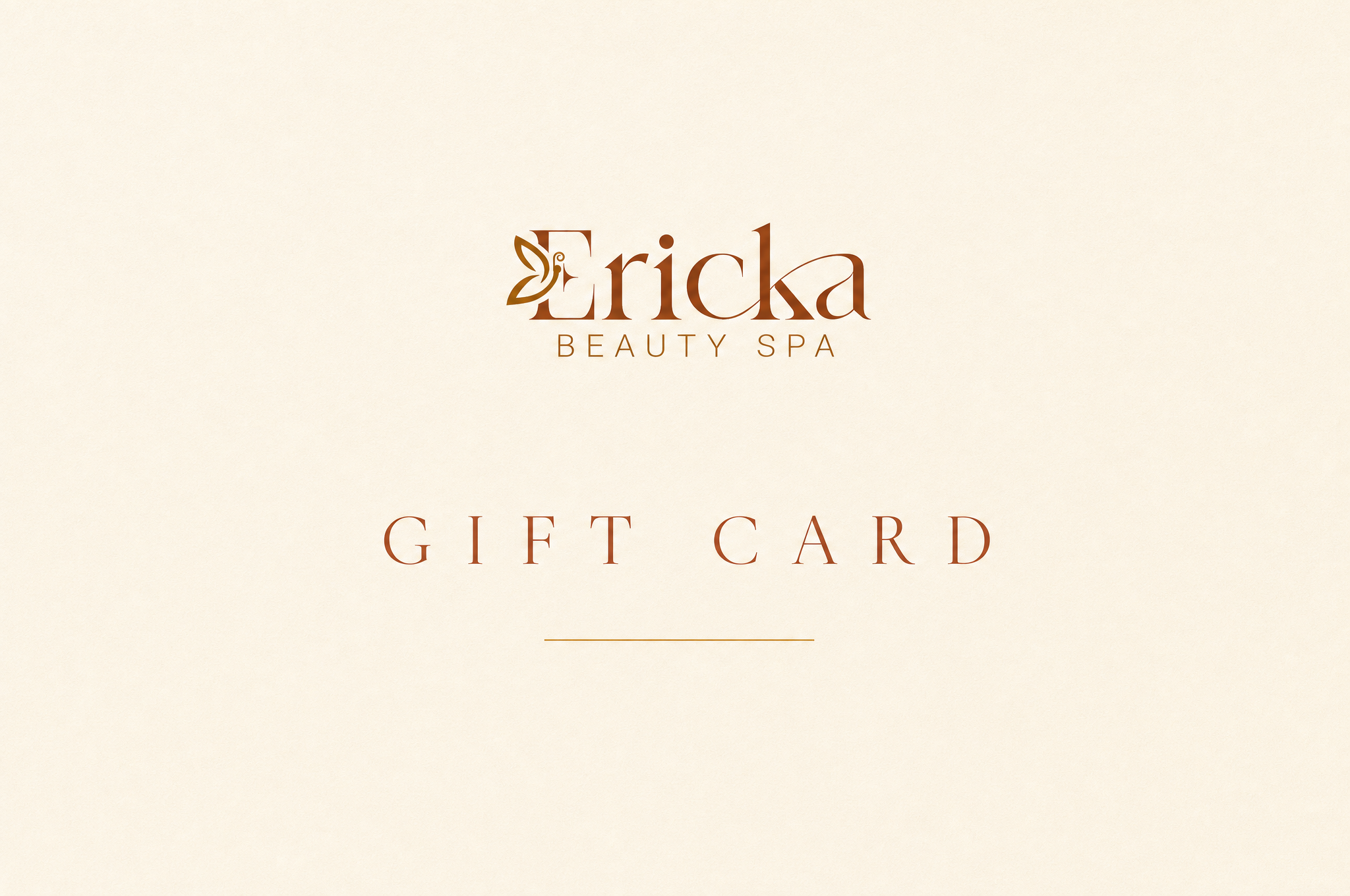 Gift Card Ericka Beauty Spa